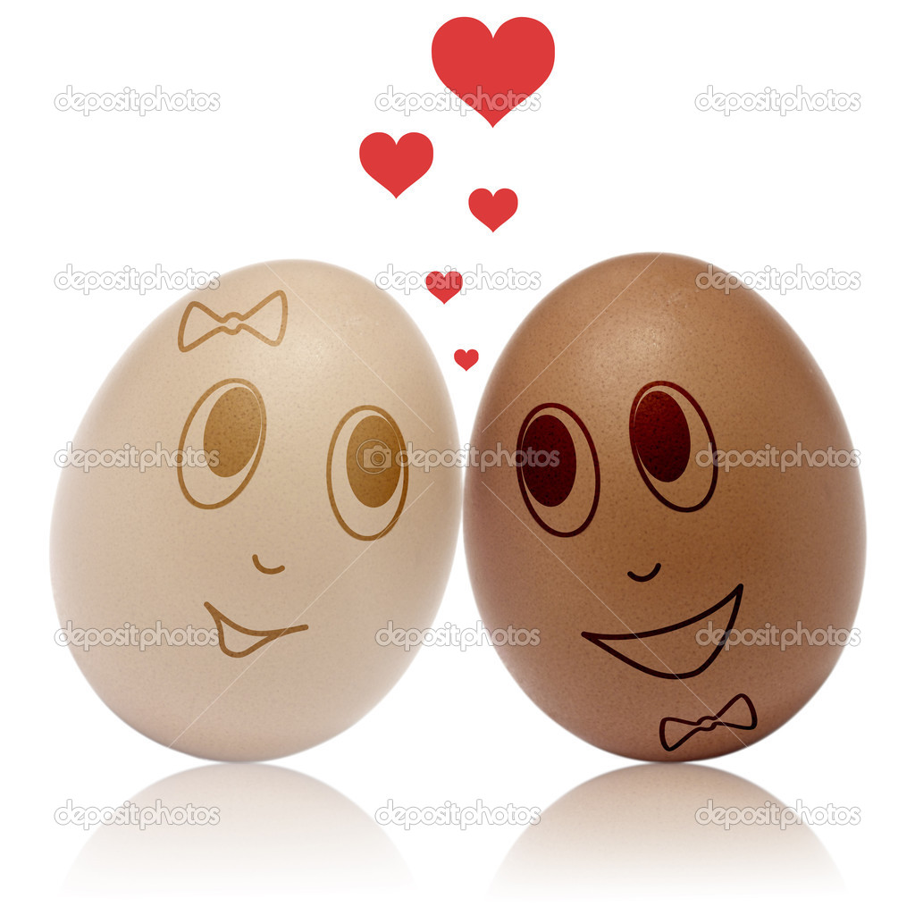 Eggs in love — Stock Photo © PandaWild #38931055