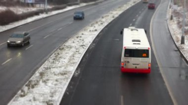 minyatür etkisi ile araba trafik