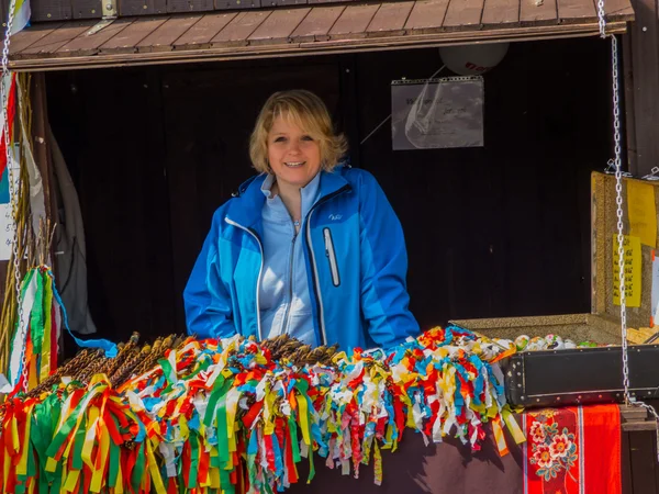 Easter fair in city Most — Stock Photo, Image