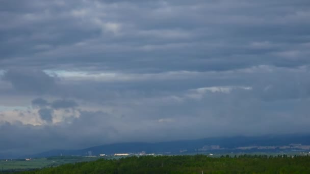 Paysage nuageux timelapse 60x — Video