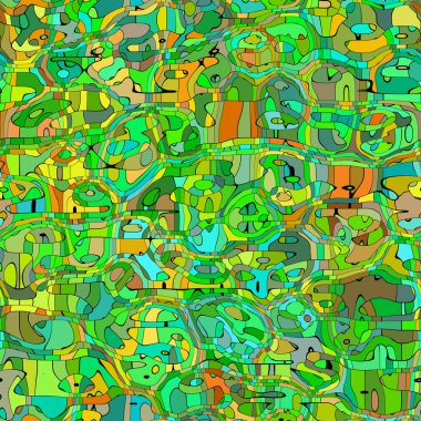 Cartoon animals abstract seamless generated hires texture clipart