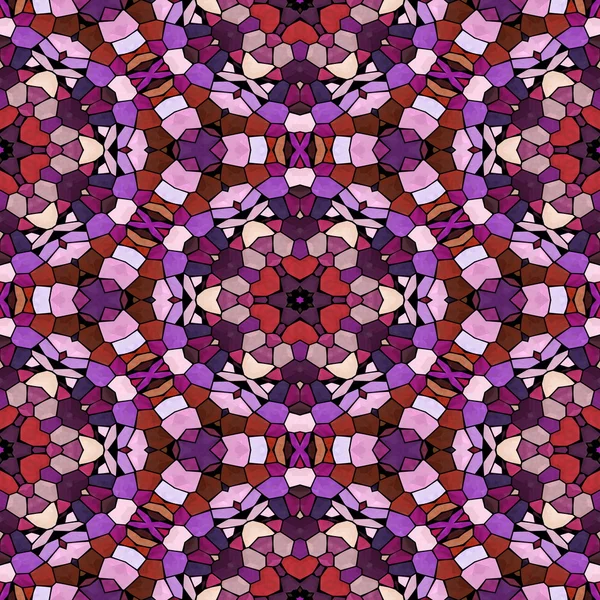 Skleněná mozaika kaleidoskopický bezešvé generované hires textury — Stock fotografie