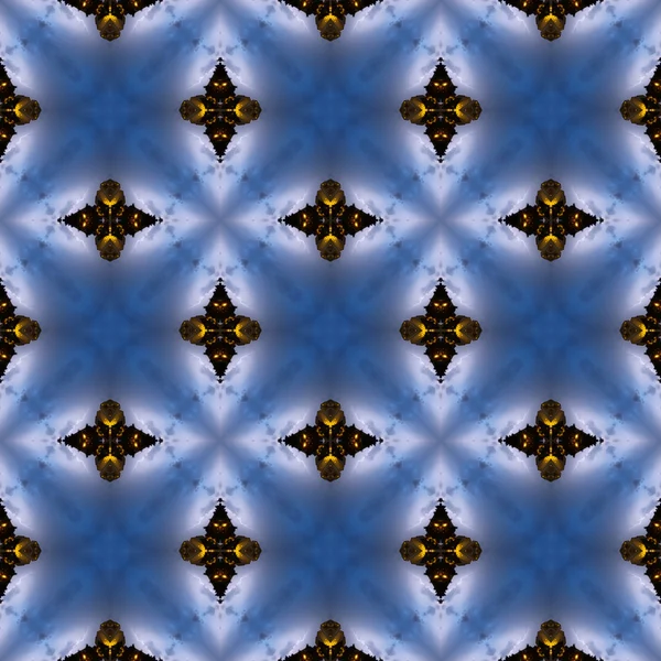 Kaleidoscopic storm seamless generated texture — Stock Photo, Image