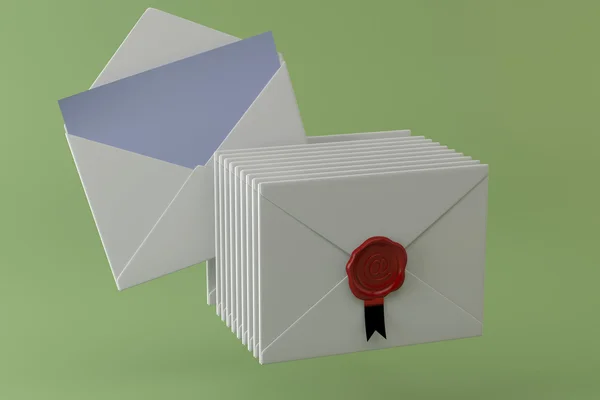 yeşil zemin üzerine mektup