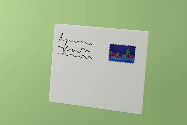 yeşil zemin üzerine mektup