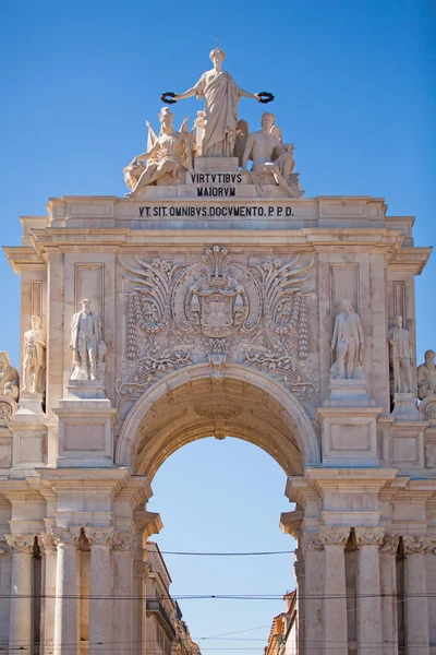 Arco Triunfal da Rua Augusta — Fotografia de Stock