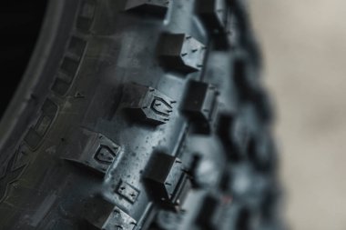 Almeria, Spain - May 4th 2021: A pile of Dunlop off road tyres during Dunlop Xperience showroom and test in Almeria, Spain.