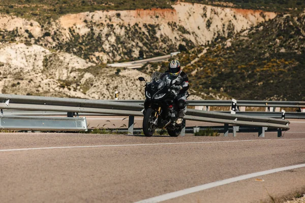 Almeria Spanien Mai 2021 Mann Auf Einem Bmw 1250 Motorrad — Stockfoto