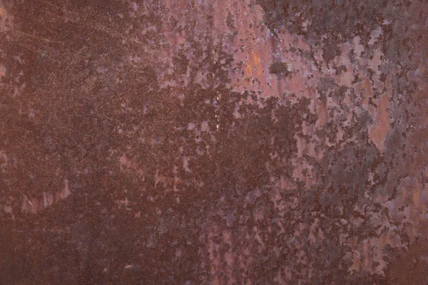 Hierro Oxidado Textura Vieja Lámina Metal Oxidado Primer Plano — Foto de Stock