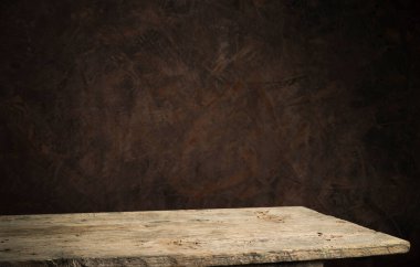 fıçının arka planı ve aşınmış eski ahşap masa