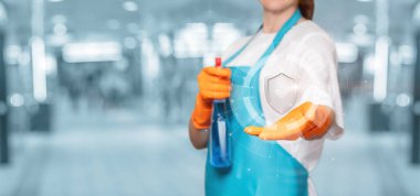 The concept of a guarantee of high-quality cleaning in the premises.