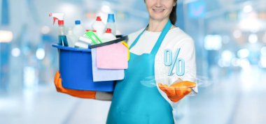 The concept of providing discounts for cleaning services.