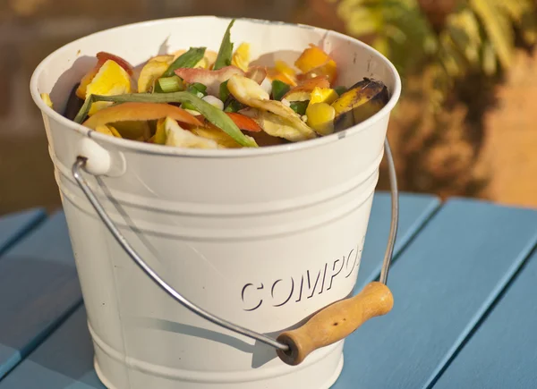 Pojemnik na kompost — Zdjęcie stockowe