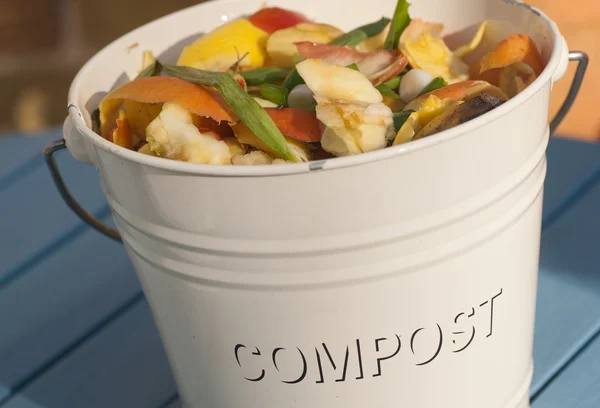 Detail of Compost Bucket — Stock Photo, Image