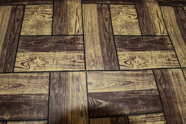 木製のビニールスタイルシームレスなパターンデザインの背景 茶色い木の引き出し棚マットシートパターンのテクスチャ — ストック写真