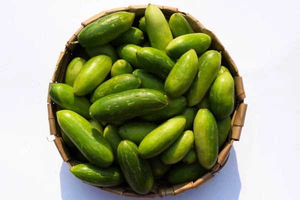 Ivy Gourd Scarlet Gourds Known Tindora Ghola Green Vegetables Tropical — Stock Photo, Image