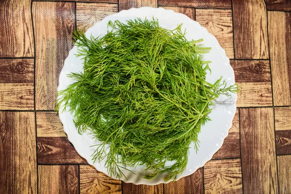 Légumes Feuillus Verts Légumes Spéciaux Saisonniers Hiver Crus Fines Fougères — Photo