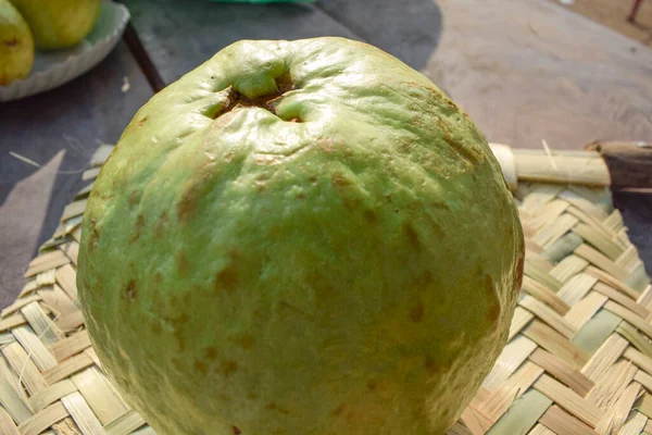 Fresh Guava Fruit Light Green Color Big Size Crunchy Guava — Stockfoto
