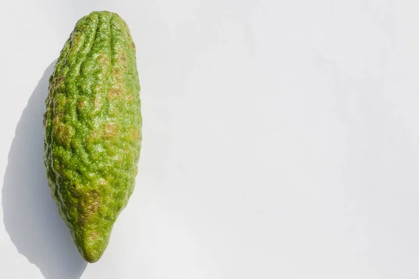 Indische Frucht Bijora Oder Zitronenfrucht Süße Zitrusfrucht Groß Lang Form — Stockfoto