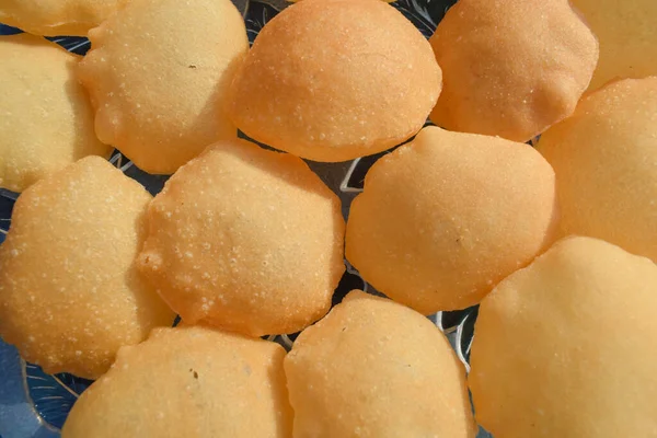 Pani Puri Eller Gol Gappa Eller Puchka Stor Storlek Puri — Stockfoto