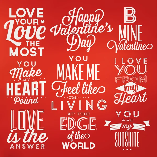 Valentine's Day Posters — Stock Vector