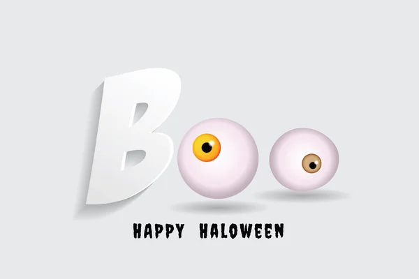 Frohes Halloween Illustrationsvektordesign — Stockvektor