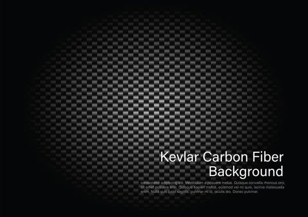 Kevlar Carbon Fiber Background Vector Illustrator — Stock Vector