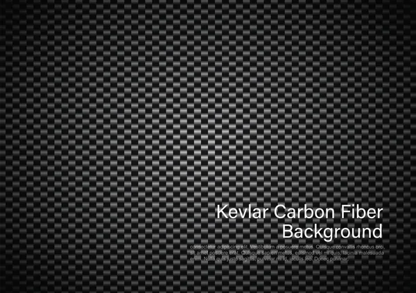 Kevlar Carbon Fiber Background Vector Illustrator — Stock Vector