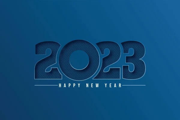 2023 Vector Paper Cut Background 2023 선택적 디자인 2023 Eps — 스톡 벡터
