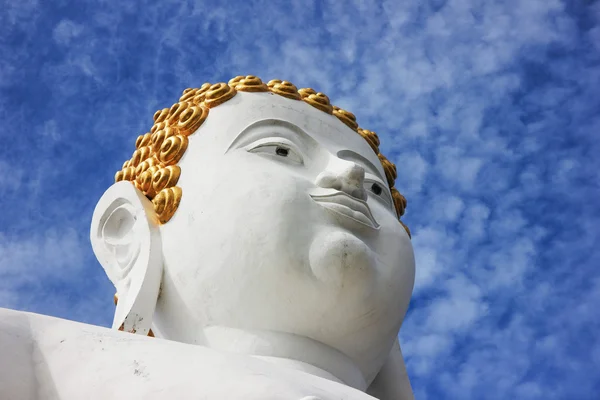 Witte buddha — Stockfoto