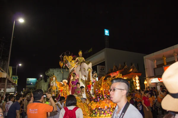 在泰国 loy 灯节狂欢之日 — 图库照片