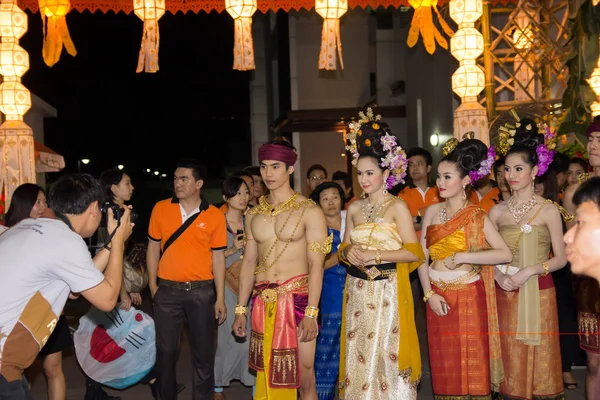 Tailandés viejo estilo de fantasía en el carnaval — Foto de Stock