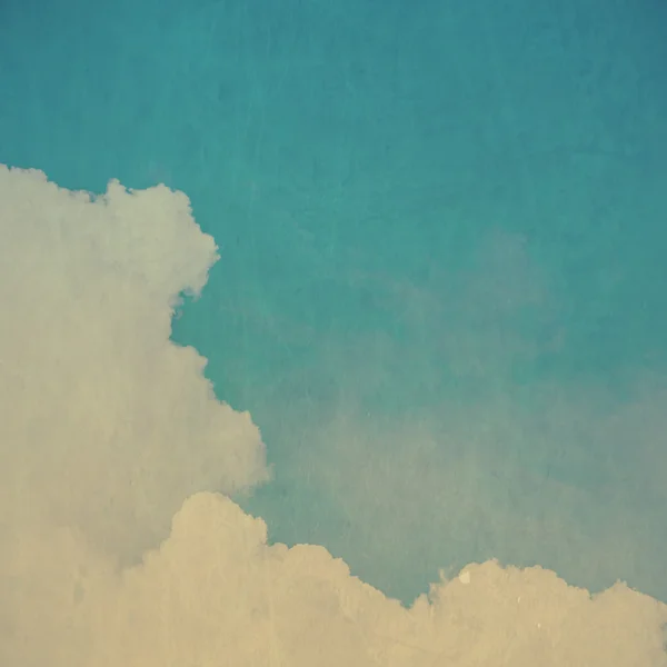 Błękitne niebo i chmury zbliżenie — Zdjęcie stockowe