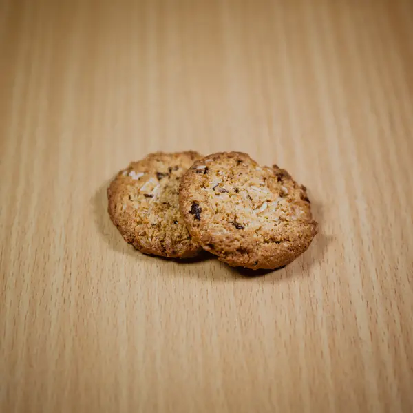 Montón de galletas de avena — Foto de Stock