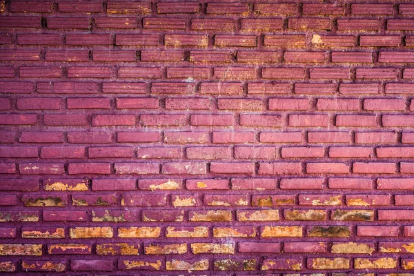Fialový grunge cihlová zeď na pozadí — Stock fotografie