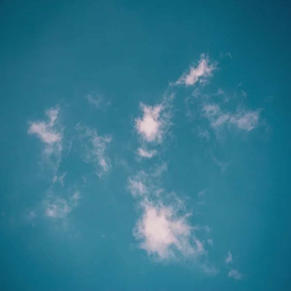 Blue sky és clouds vintage — Stock Fotó