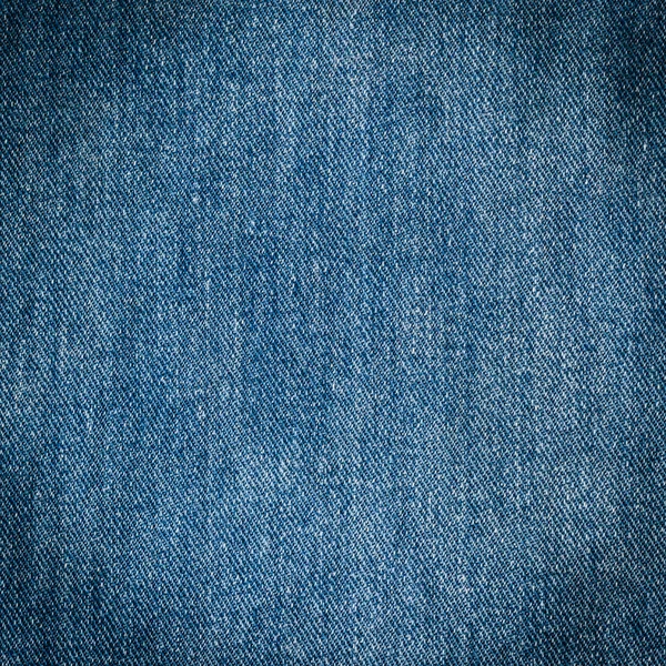 Old blue jeans background and texture close up — Stock Photo, Image