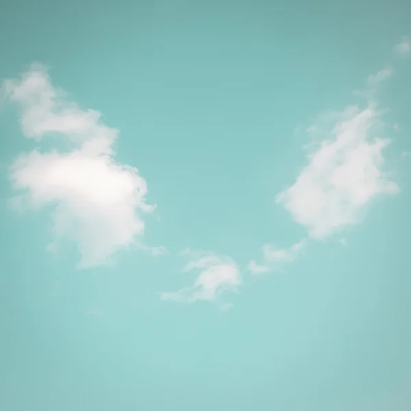 Retro Himmel und Wolken Hintergrund. — Stockfoto