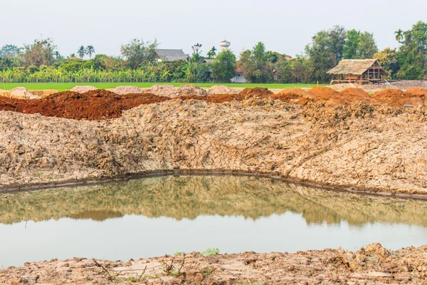 Водохранилище для предотвращения засухи в Таиланде . — стоковое фото