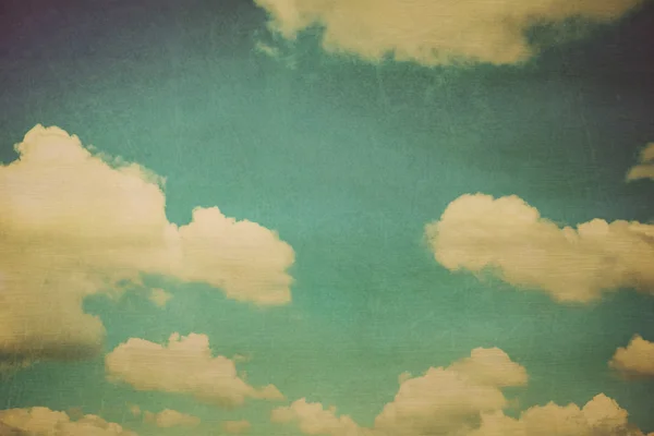 Вінтажний фон блакитного неба — стокове фото