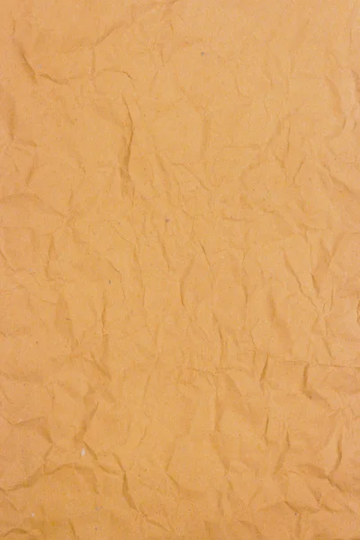 Buruşuk bronw kağıt arka plan doku — Stok fotoğraf