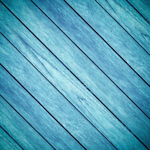 Old blue wooden background and crosswise — Stock Photo, Image