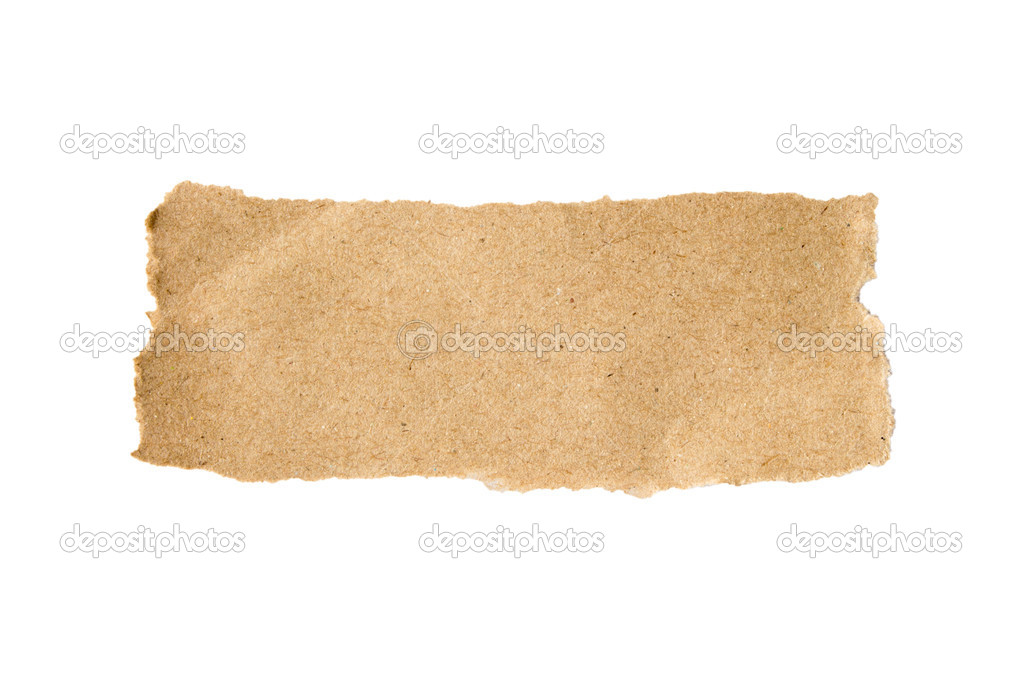 brown torn paper