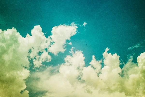 Старовинні стилі хмарно і небо — стокове фото