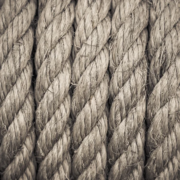 Staré lano textur a pozadí — Stock fotografie