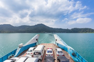 Rat, Tayland - 25 Ekim: koh chang gelen turistler karaya git bir