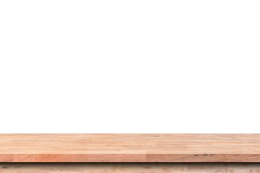 Beyaz arkaplanı izole et ve ürün için kopyalama alanı ile montajı göster.