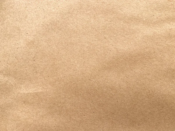 Close Crumpled Brown Paper Texture Background Copy Space — Stock Photo, Image
