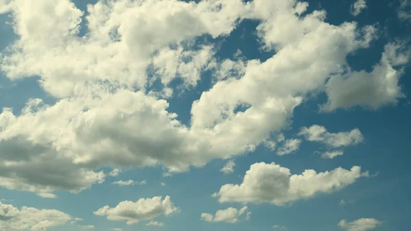 Schöner Blauer Himmel Und Wolken Natürlicher Hintergrund — Stockfoto
