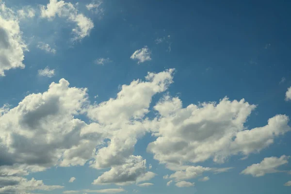 Céu Azul Bonito Nuvens Fundo Natural — Fotografia de Stock